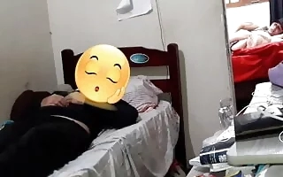 Unfaithful wife fucks her lover behind the back of the cucko